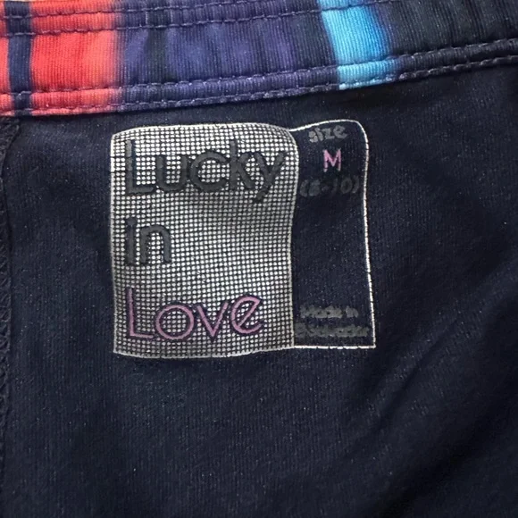 Lucky in Love Vibrant Purple and Blue Skirt Tennis Skirt - Picture 6 of 6